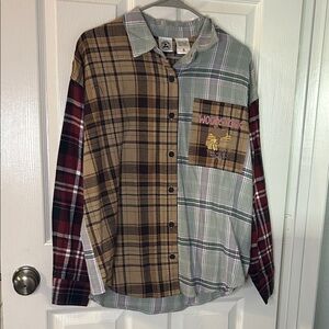 Woodstock Patchwork Flannel Shirt